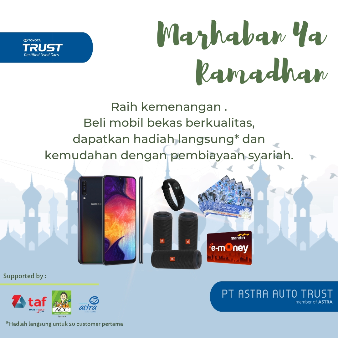 PROMO Mobil Bekas Toyota: Toyota Trust Hantar Rezeki untuk Ramadhan 2019